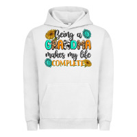 Pigment Lunar Rock Being a Grandma Makes My Life Complete Urban Hoodie - MaliasSmallBusiness