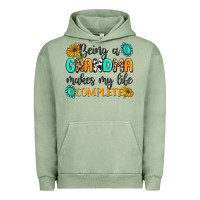 Pigment Oil Green Being a Grandma Makes My Life Complete Urban Hoodie - MaliasSmallBusiness