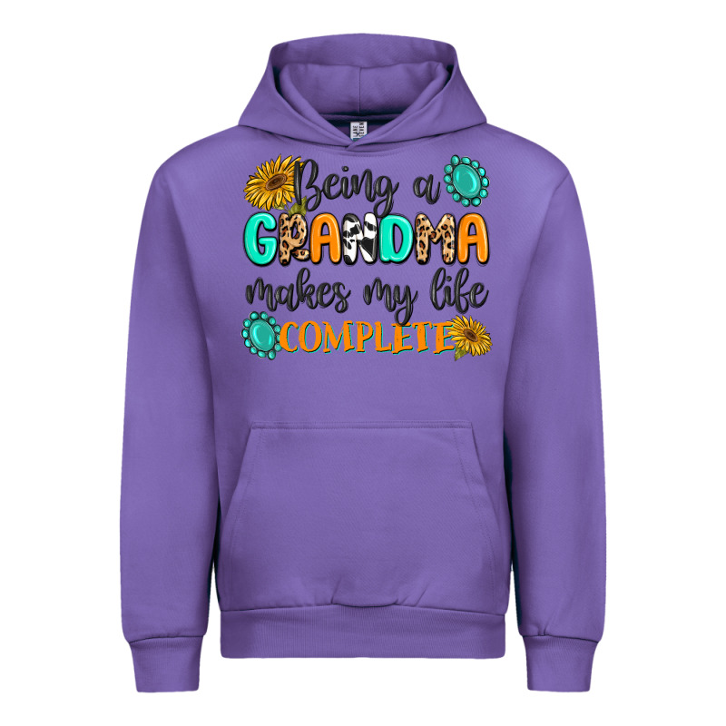 Being A Grandma Makes My Life Complete Urban Hoodie by MaliasSmallBusiness | Teevron