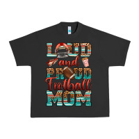 Pigment Black loud and proud football mom Urban Heavy Tee - RanaPortraitStore