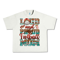 Pistachio loud and proud football mom Urban Heavy Tee - RanaPortraitStore