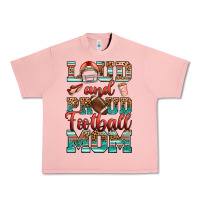 Salmon loud and proud football mom Urban Heavy Tee - RanaPortraitStore