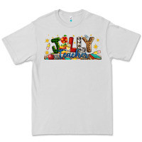 Dove Grey Christmas Jolly Teacher Premium Tee - Artiststas