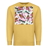 Antique Gold teacher thunderbolt and glasses Premium Sweatshirt - BundleAndBundleShop
