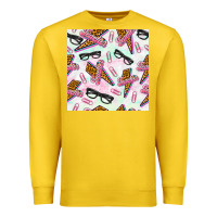 Lemon teacher thunderbolt and glasses Premium Sweatshirt - BundleAndBundleShop