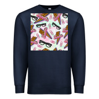Navy teacher thunderbolt and glasses Premium Sweatshirt - BundleAndBundleShop