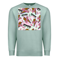 Seafoam teacher thunderbolt and glasses Premium Sweatshirt - BundleAndBundleShop