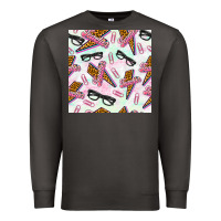 Smoke teacher thunderbolt and glasses Premium Sweatshirt - BundleAndBundleShop