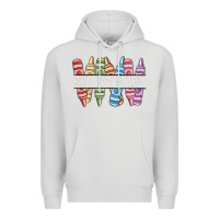 Dove Grey custom crayons Premium Hoodie - MaliasSmallBusiness