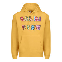 Mustard custom crayons Premium Hoodie - MaliasSmallBusiness