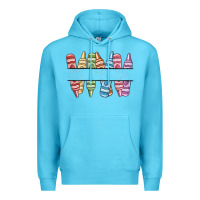Ocean Blue custom crayons Premium Hoodie - MaliasSmallBusiness