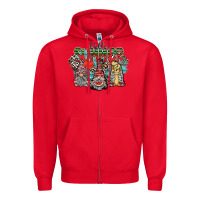 Red hello summer Zipper Hoodie - SublimationCraftShop