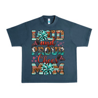 Midnight Navy loud and proud cheer mom Urban Heavy Tee - RanaPortraitStore
