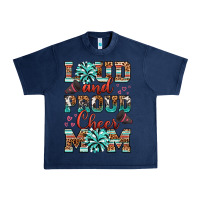 Navy loud and proud cheer mom Urban Heavy Tee - RanaPortraitStore