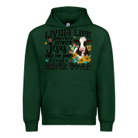 Forest Green living life somewhere between jesus take the wheel Urban Hoodie - MaliasSmallBusiness