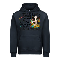 Navy living life somewhere between jesus take the wheel Urban Hoodie - MaliasSmallBusiness