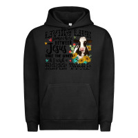 Pigment Black living life somewhere between jesus take the wheel Urban Hoodie - MaliasSmallBusiness