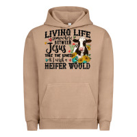 Pigment Burro living life somewhere between jesus take the wheel Urban Hoodie - MaliasSmallBusiness
