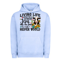Pigment Grape Ice living life somewhere between jesus take the wheel Urban Hoodie - MaliasSmallBusiness