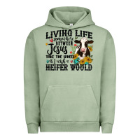Living Life Somewhere Between Jesus Take The Wheel Urban Hoodie | Teevron
