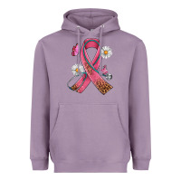 Lavender Cancer Ribbon Stethoscope Daisy Butterfly Heavyweight Hoodie - Artiststas
