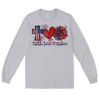 Moon Dust faith love freedom Long Sleeve Tee - Zillion Design Studio
