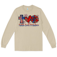 Mushroom faith love freedom Long Sleeve Tee - Zillion Design Studio