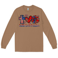 Toasted Coconut faith love freedom Long Sleeve Tee - Zillion Design Studio