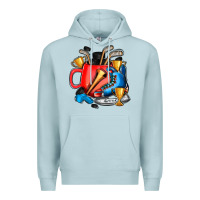 Blue Mist hockey coffee Premium Hoodie - AdoDesignShop