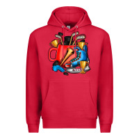 Cardinal hockey coffee Premium Hoodie - AdoDesignShop