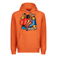 Carrot hockey coffee Premium Hoodie - AdoDesignShop