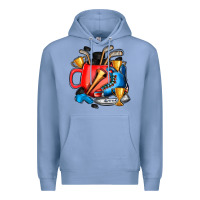 Colony Blue hockey coffee Premium Hoodie - AdoDesignShop