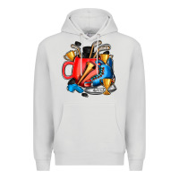 Dove Grey hockey coffee Premium Hoodie - AdoDesignShop