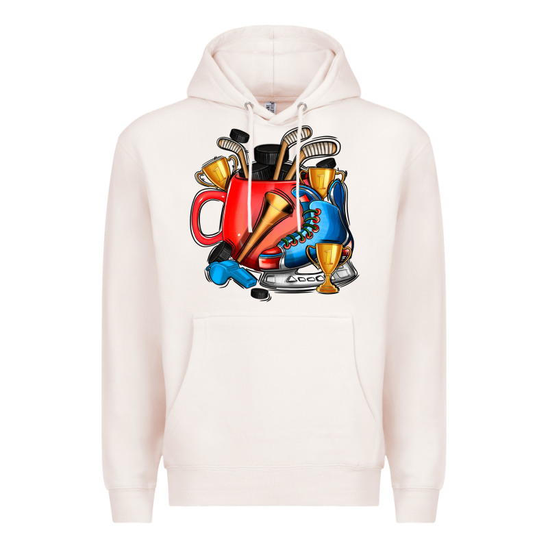 Hockey Coffee Premium Hoodie by AdoDesignShop | Teevron