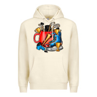 Sandshell hockey coffee Premium Hoodie - AdoDesignShop
