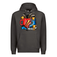 Smoke hockey coffee Premium Hoodie - AdoDesignShop