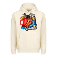 Tofu hockey coffee Premium Hoodie - AdoDesignShop