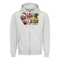 Dove Grey Coffee  Jesus Zipper Hoodie - CowhideDigitalArt