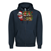 Navy Coffee  Jesus Zipper Hoodie - CowhideDigitalArt