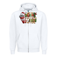 White Coffee  Jesus Zipper Hoodie - CowhideDigitalArt