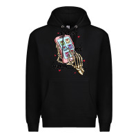 Black finding my match Premium Hoodie - MaliasSmallBusiness