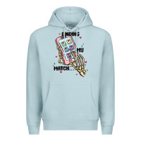 Blue Mist finding my match Premium Hoodie - MaliasSmallBusiness