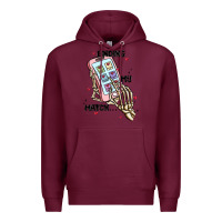 Burgundy finding my match Premium Hoodie - MaliasSmallBusiness