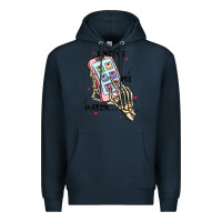Navy finding my match Premium Hoodie - MaliasSmallBusiness