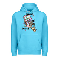 Ocean Blue finding my match Premium Hoodie - MaliasSmallBusiness
