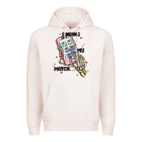 Pale Pink finding my match Premium Hoodie - MaliasSmallBusiness