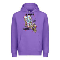 Purple finding my match Premium Hoodie - MaliasSmallBusiness