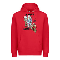 Red finding my match Premium Hoodie - MaliasSmallBusiness