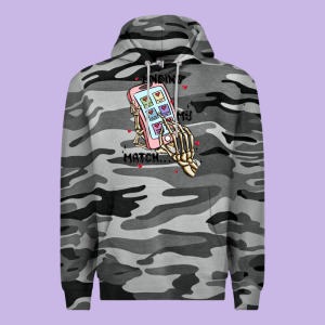 Finding My Match Premium Hoodie Designed By Maliassmallbusiness