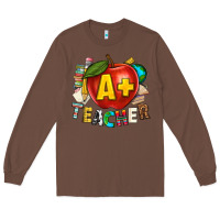 Chestnut a plus teacher Long Sleeve Tee - texasbilliewilder